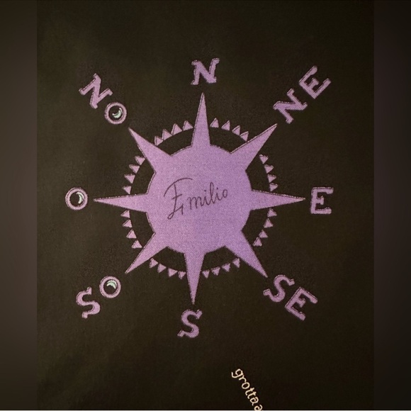 Vintage Isola di Capri Silk Print Map Scarf - Picture 7 of 10